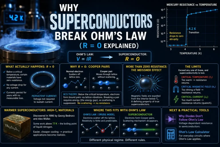 Why Superconductors Break Ohm's Law